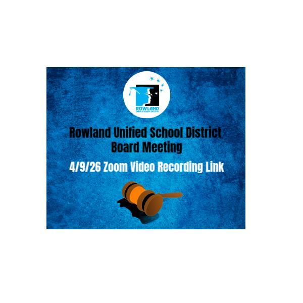 April 9 Board Meeting