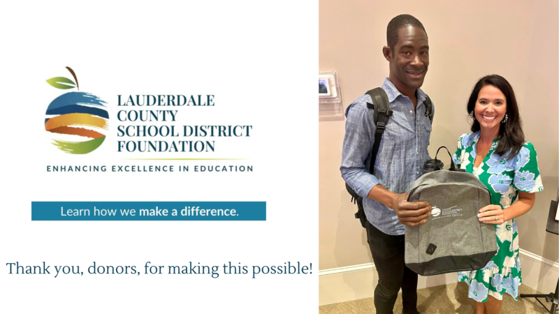 Lauderdale County School District Backpack Presentation