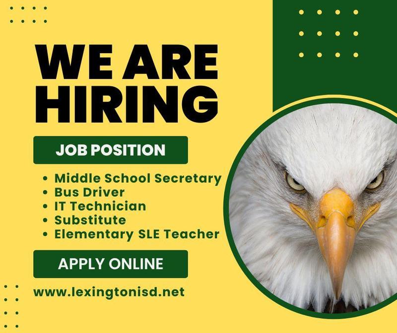 LISD is Hiring Add -