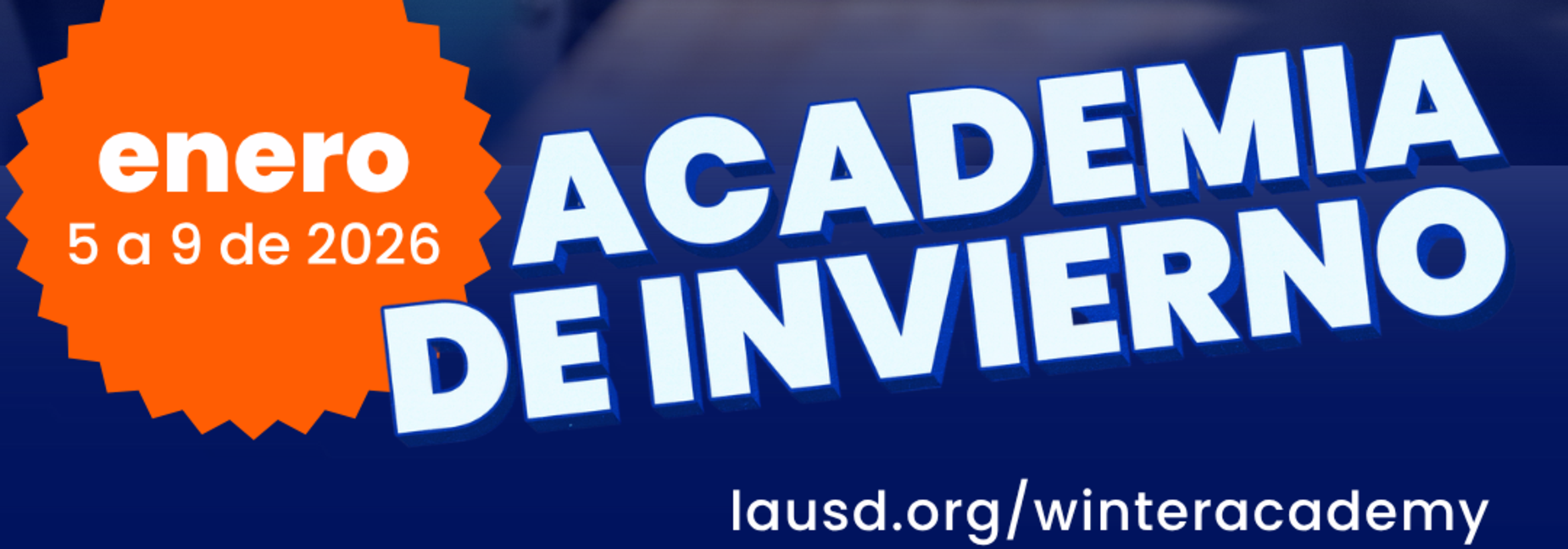 Academia de invierno, enero 5 a 9 de 2026