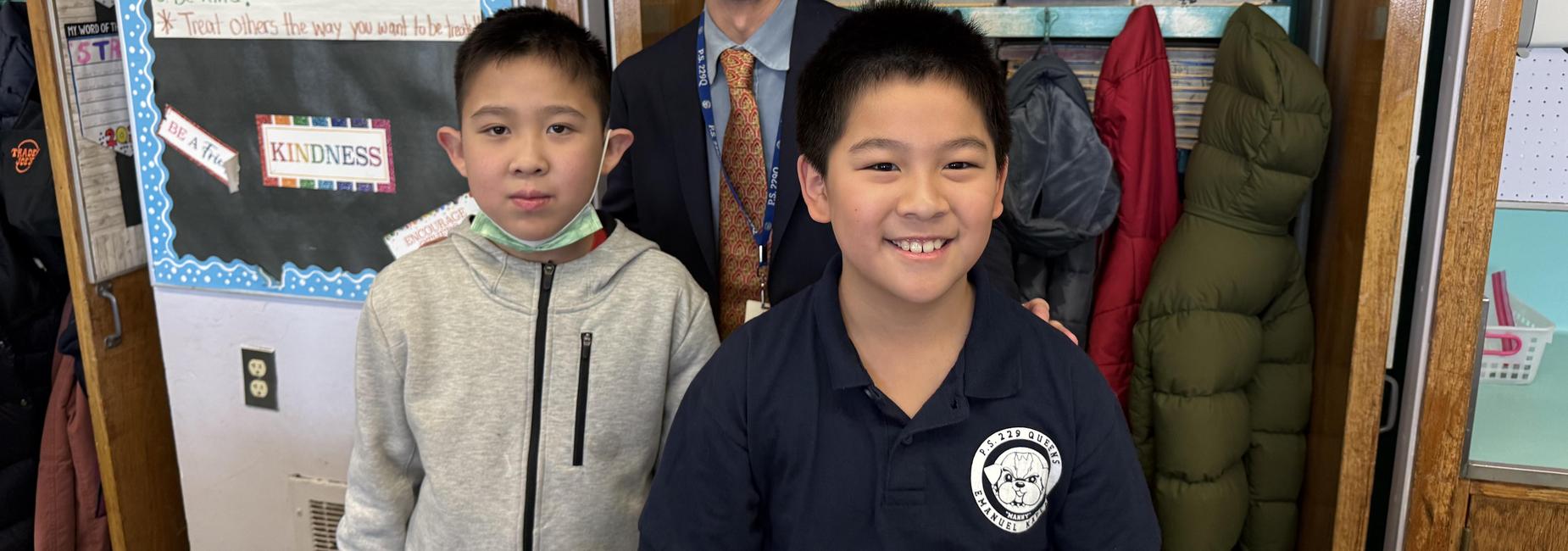 kids practicing debate