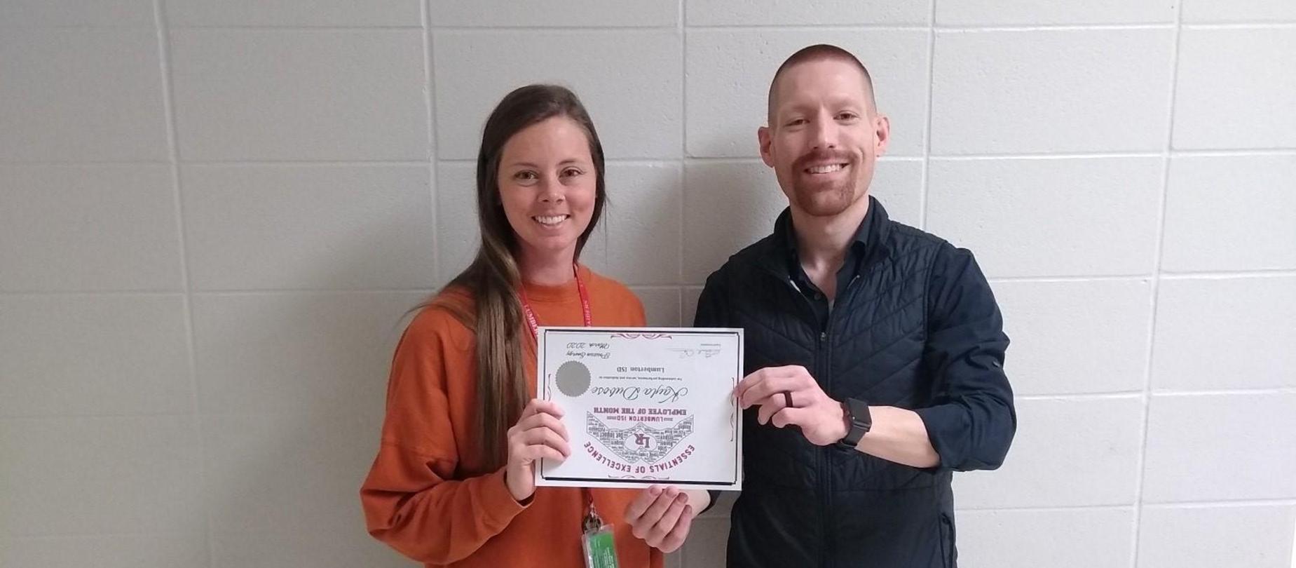 Employee of the Month - March