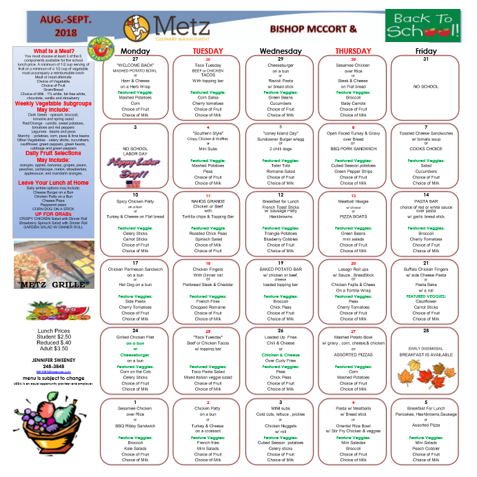 Lunch Menu Thumbnail Image
