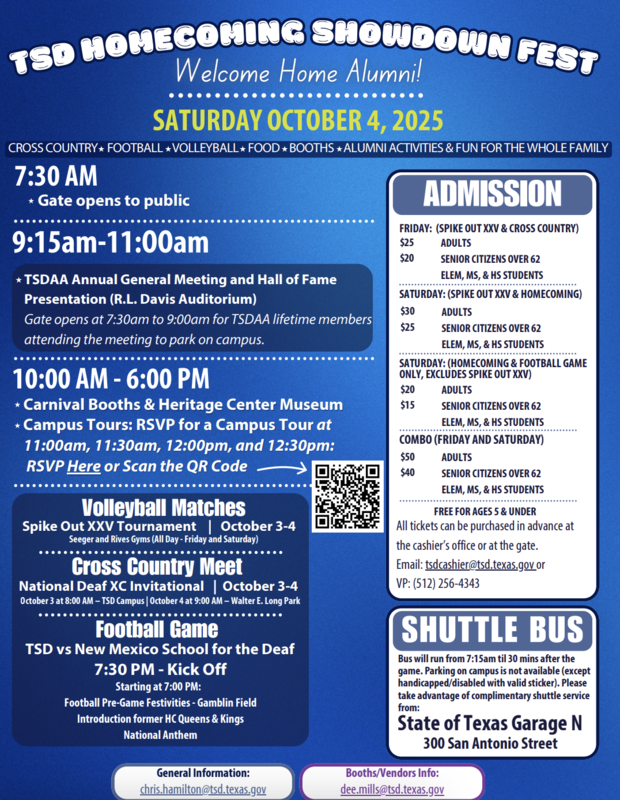 TSD Homecoming Showdown Fest flyer
