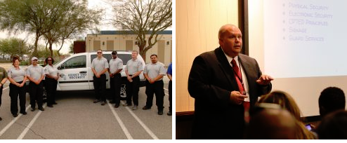 Director of District Security Chris Wynn of Hemet Unified School District receives regional honor.