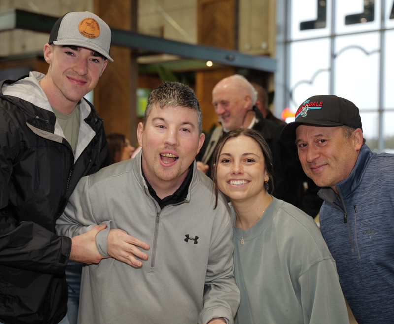 Group of people at the DDI Cornhole Event
