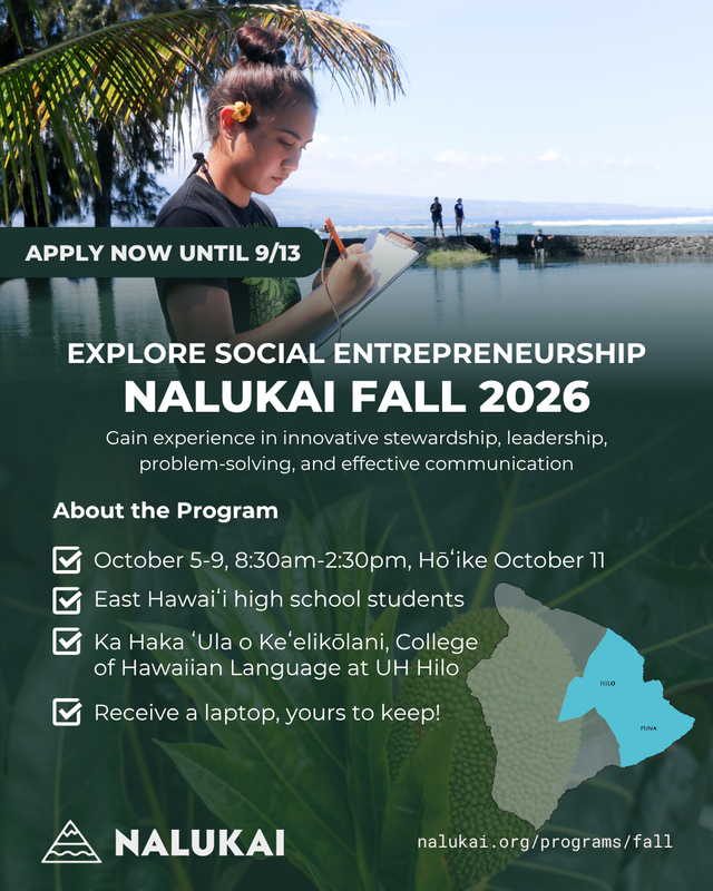 Nalukai Academy Program 2026
