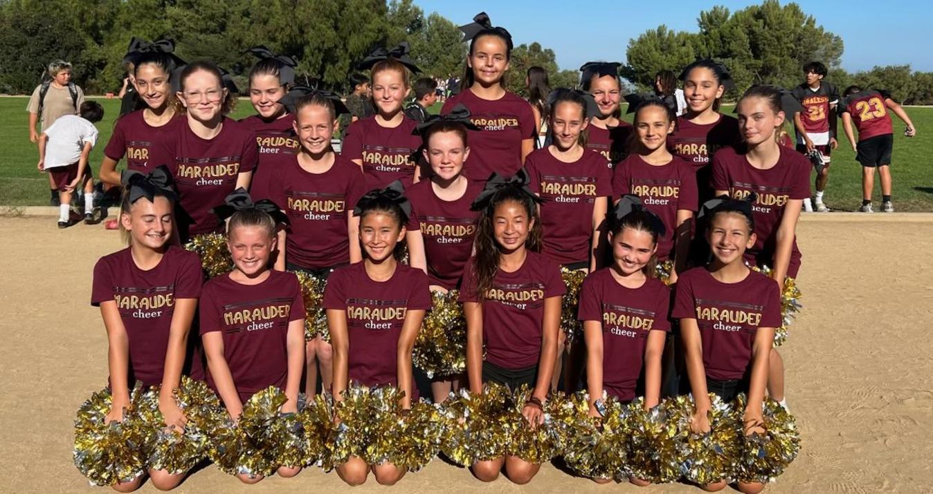 Miraleste Intermediate School's inaugural Cheerleading Team Members!