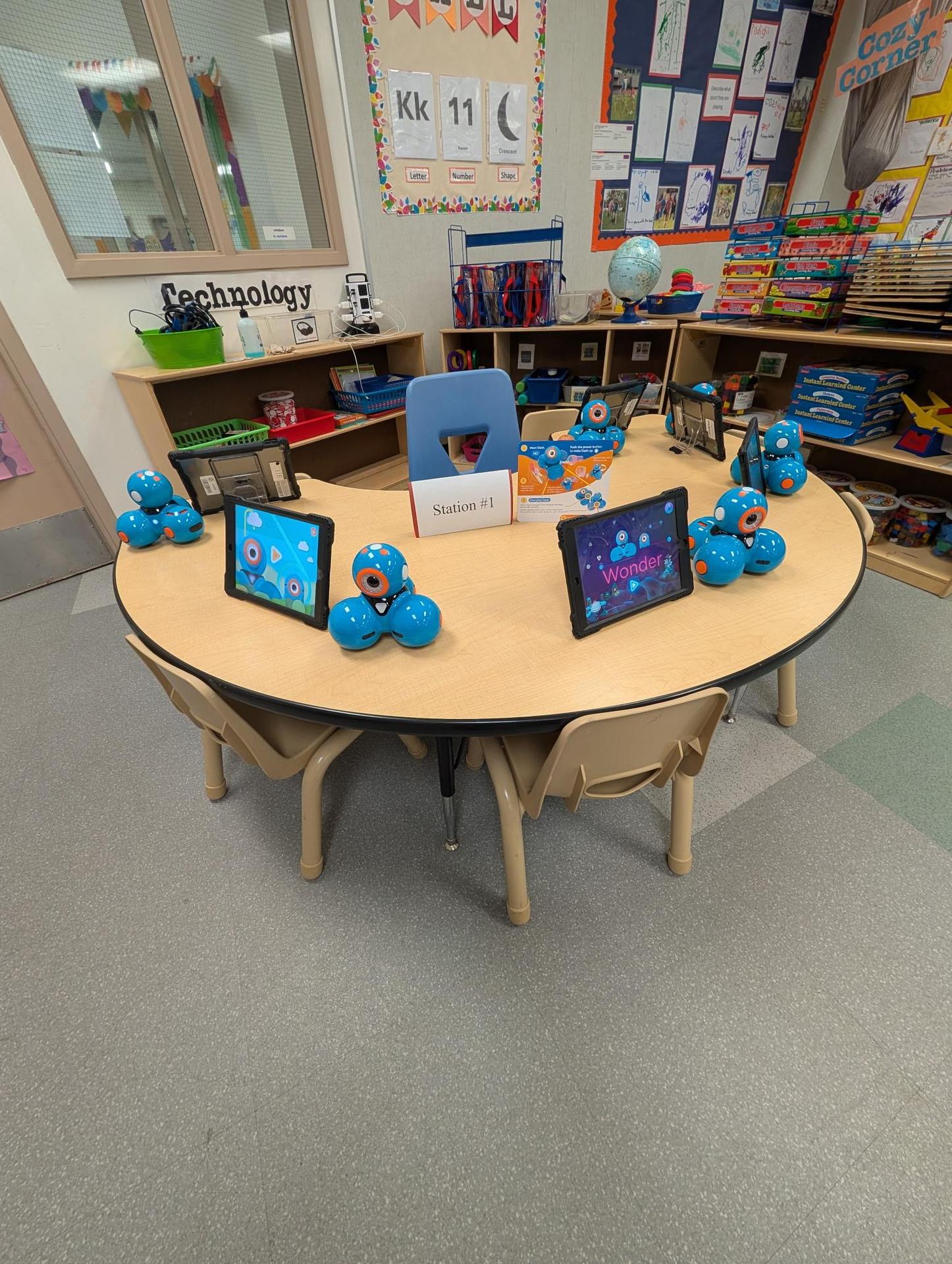 Station with Ipads