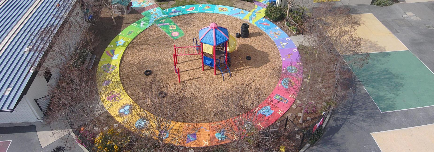 Playground from the air