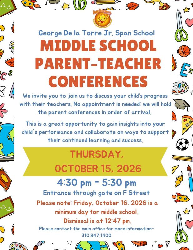 Parent Conference Flyer