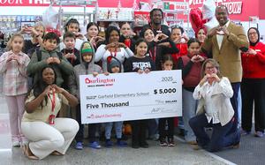 Burlington Supports Garfield Elementary School