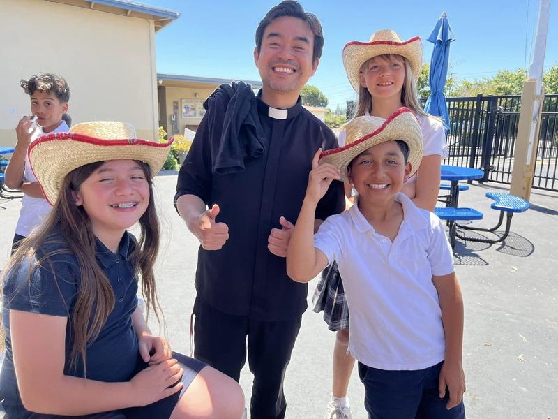 Father John and kids