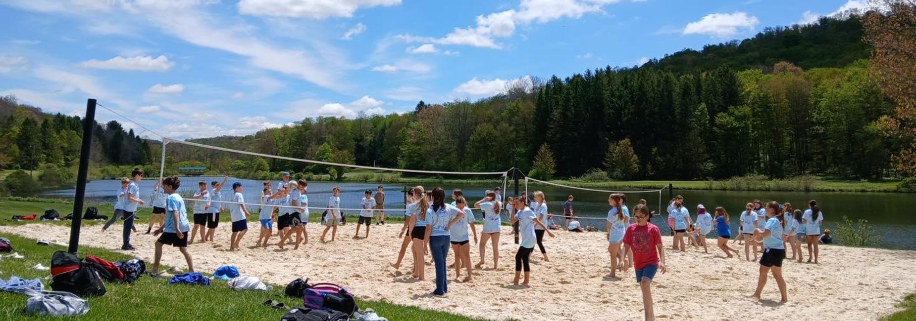 West Point 5th Graders at Camp Soles