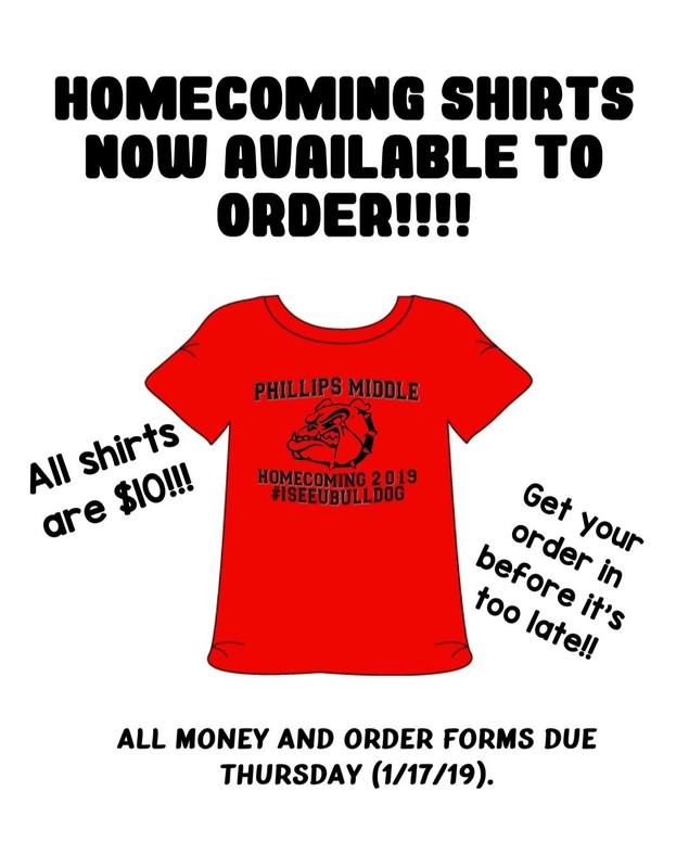 Get your order in for your Homecoming shirt!! Thumbnail Image