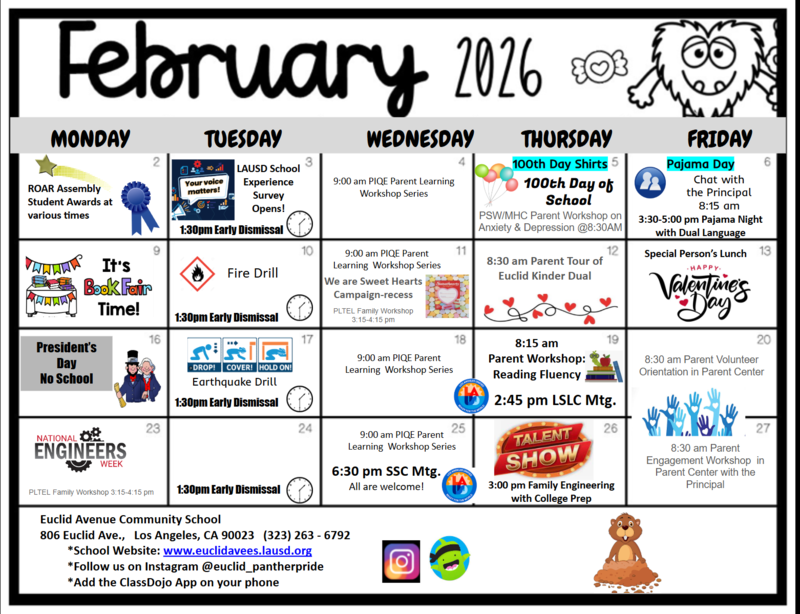 February Calendar
