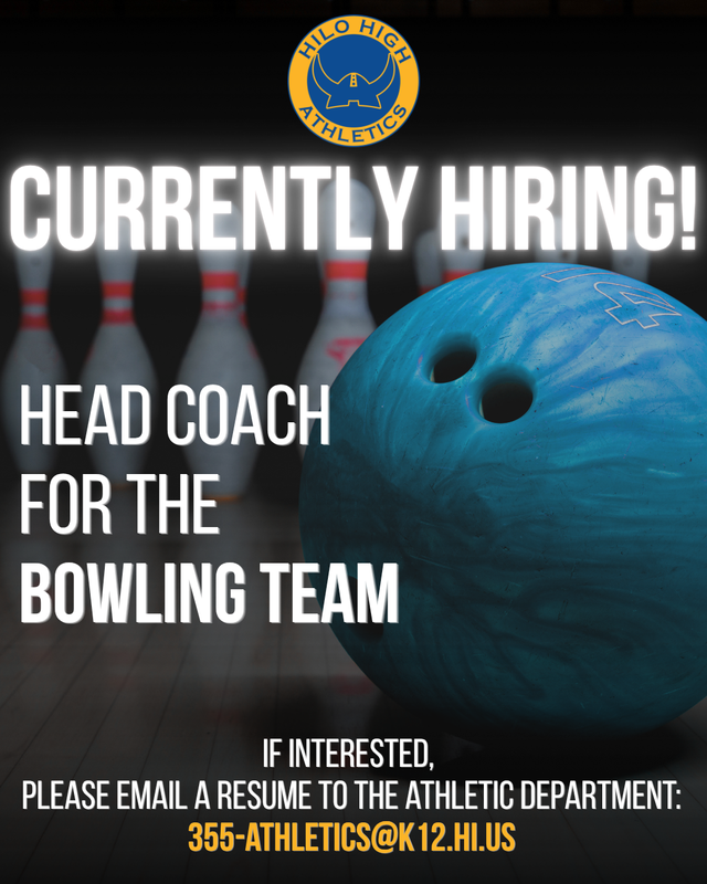 Hiring: Head Coach for the Bowling Team
