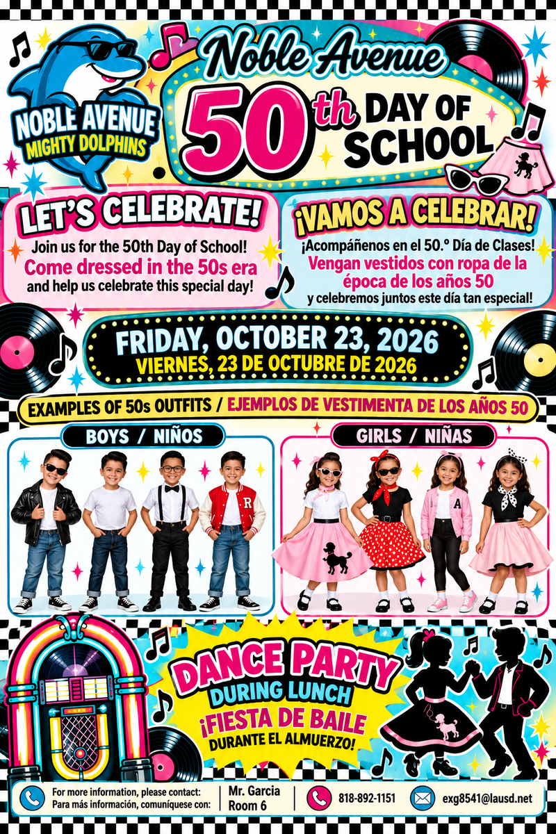 50th Day of School / 50 Dia de Clases Featured Photo