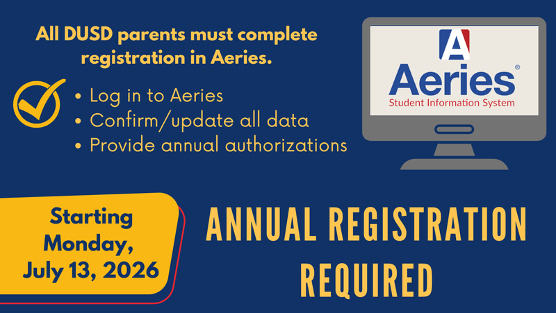 Annual Registration begins on Monday, July 13th.
