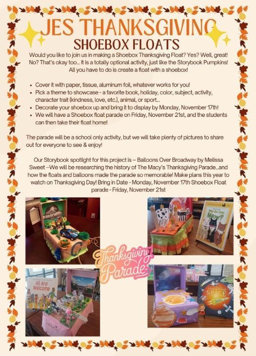 Details for the Shoebox Floats