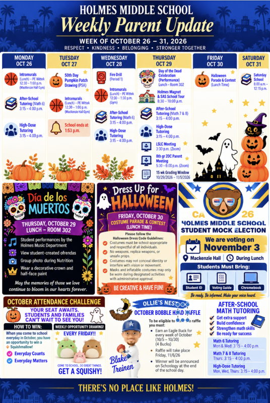 Parent Weekly Update_October 26 Featured Photo