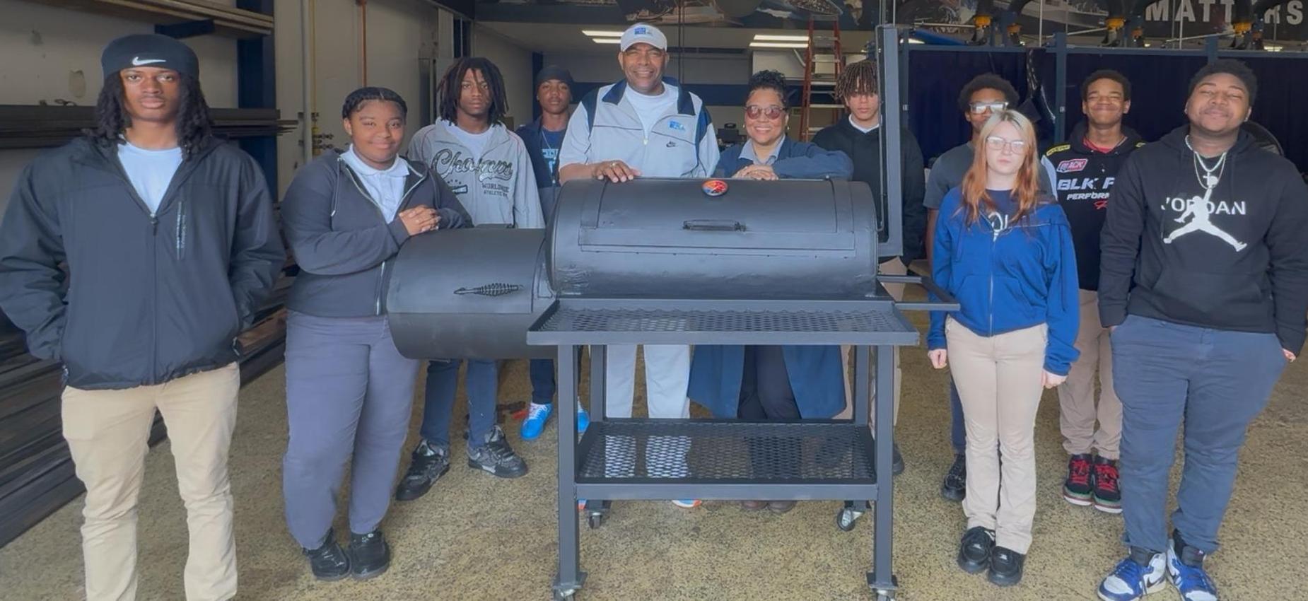 welding grill for united way