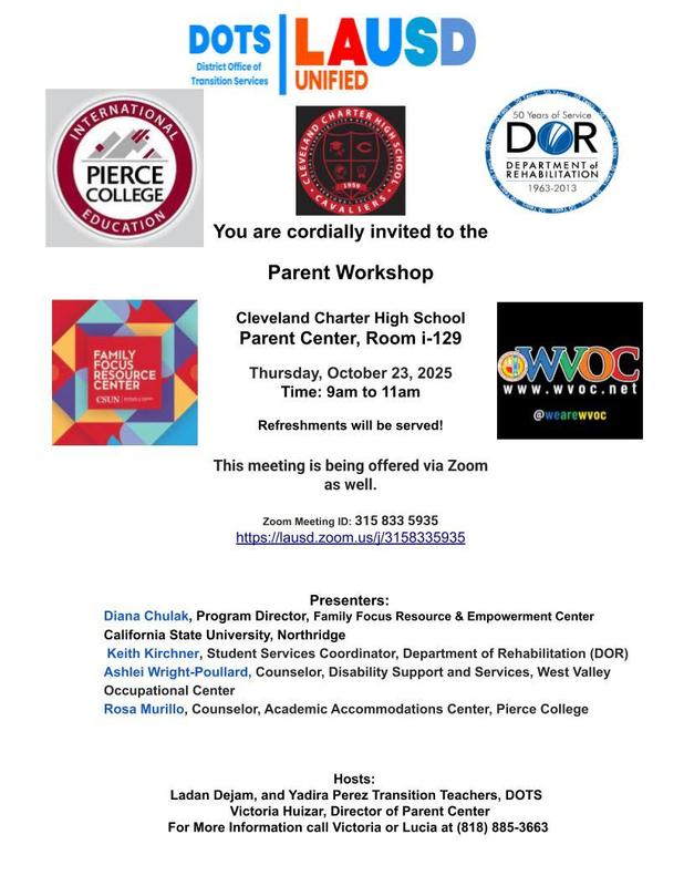 DOTS Meeting for Parents-Click for Information Featured Photo