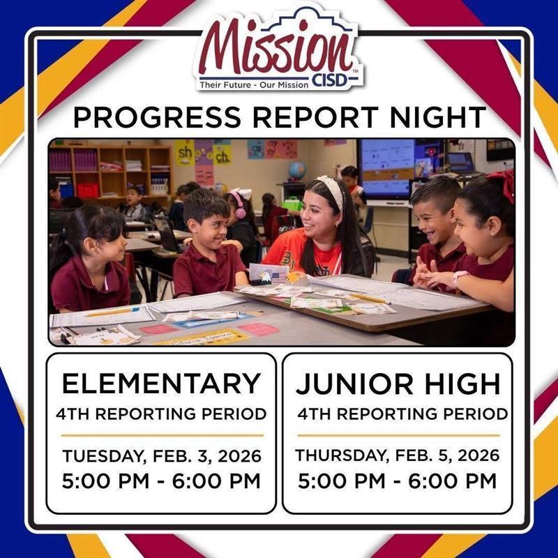 Progress Report Night - February 3