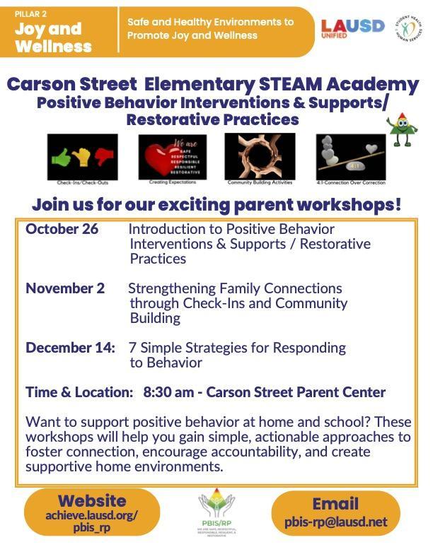 Parent Workshop