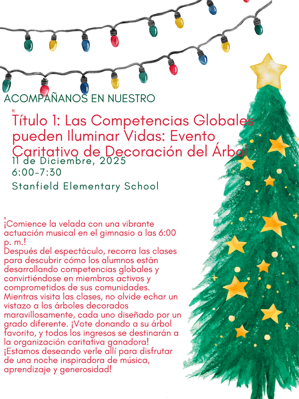 Title 1 Night in Spanish