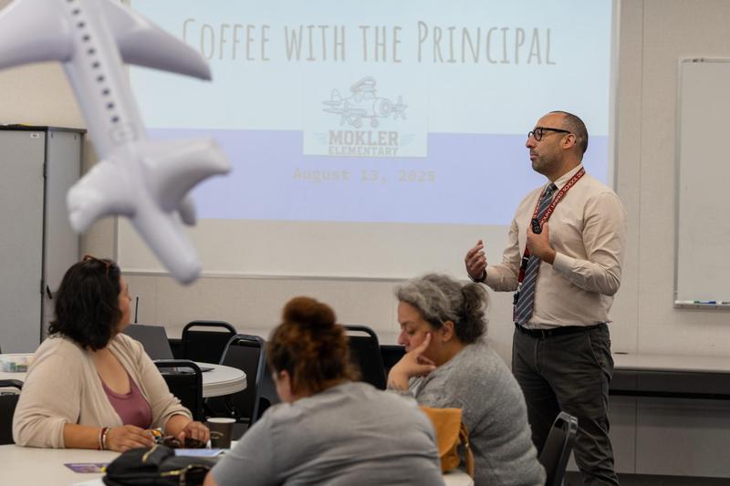Mokler Elementary Hosts “Coffee with the Principal” to Launch a First-Class Year