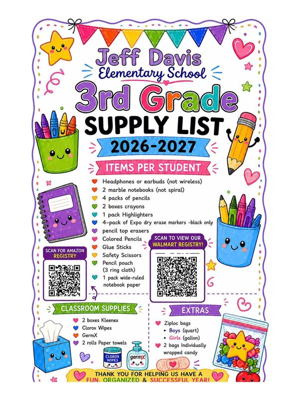 supply list