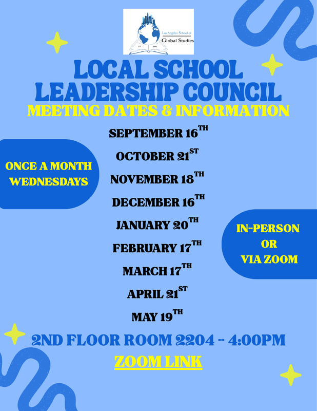 LSCL Meeting Dates