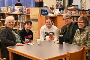 Students welcome special guests