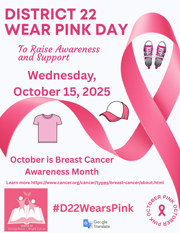 District 22 Wear Pink Day