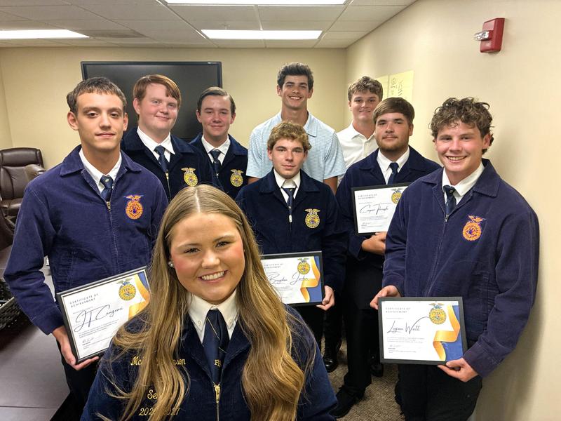 WLHS FFA 2026 Honorees