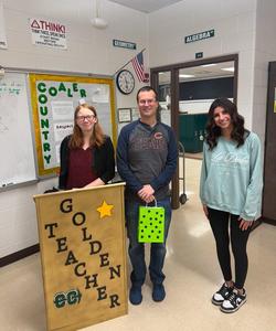 Mr. Unger named December Teacher o the Month