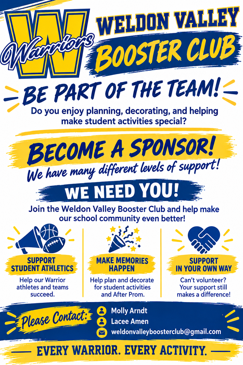 Booster Club Flyer