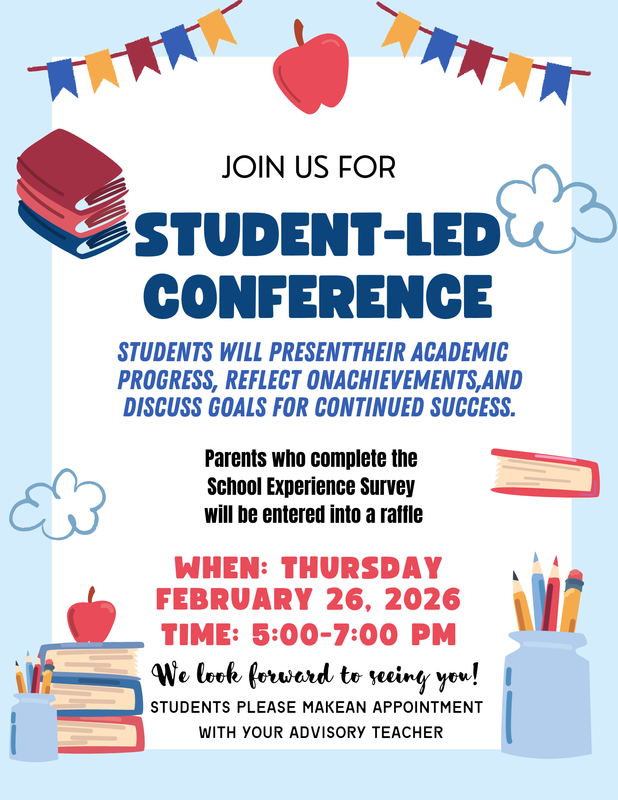 student led poster english