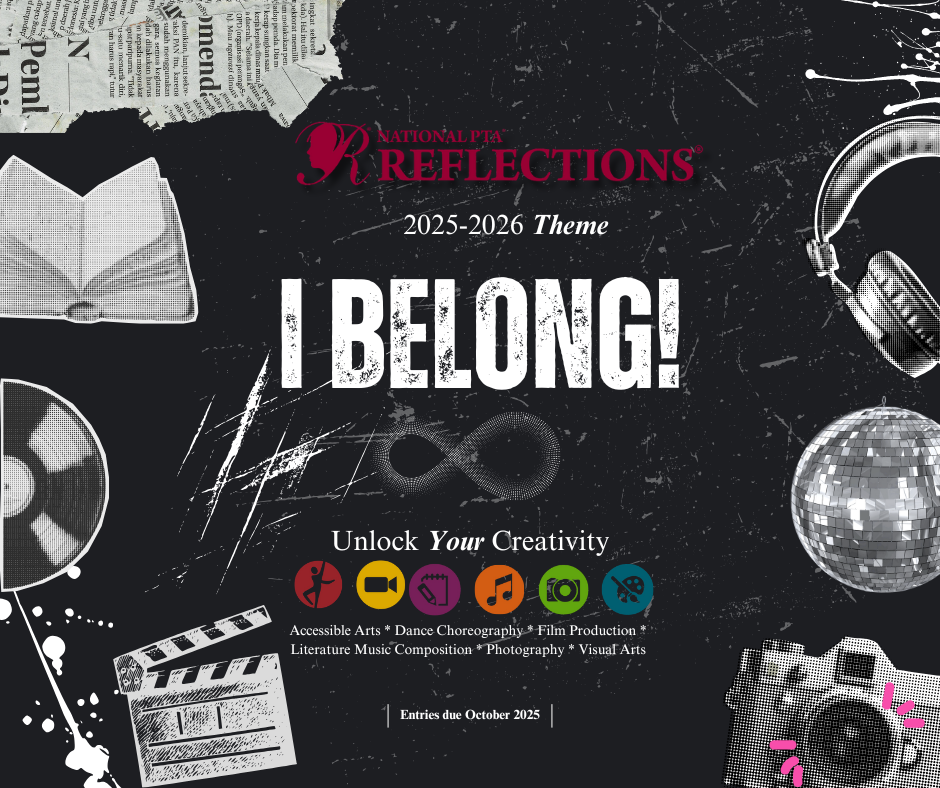 2025-26 National PTA Reflections Theme – I Belong!