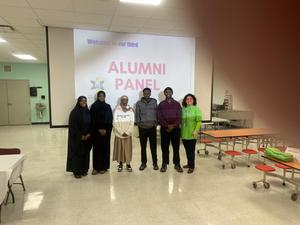 Our amazing alumni returned to campus to share their post-graduation journeys, career paths, and advice with our juniors and seniors.