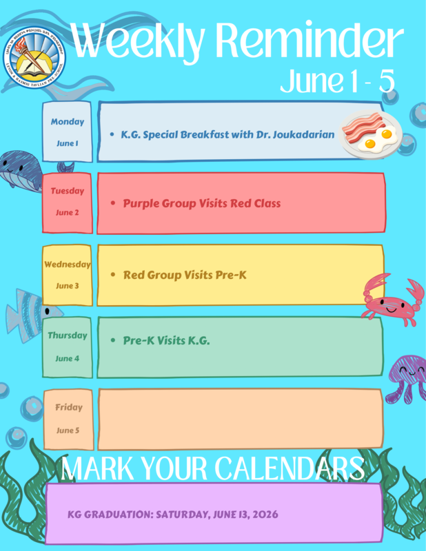 Weekly Reminder Featured Photo