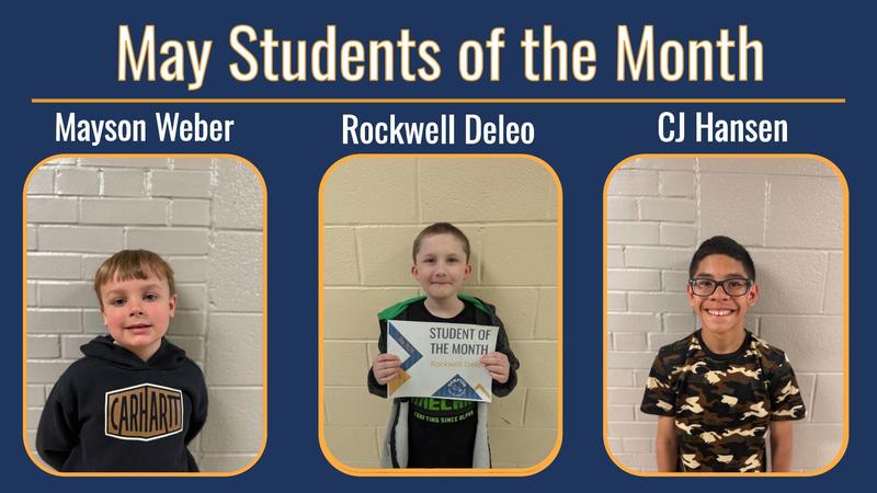 May Students of the Month
