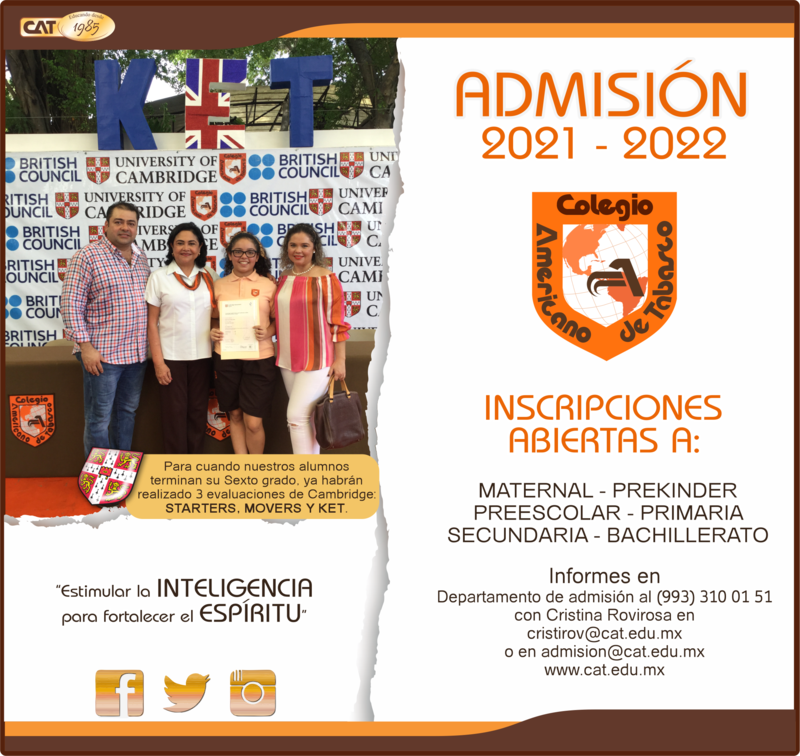 PRIMARIA: ADMISIÓN 2021 - 2022 Featured Photo