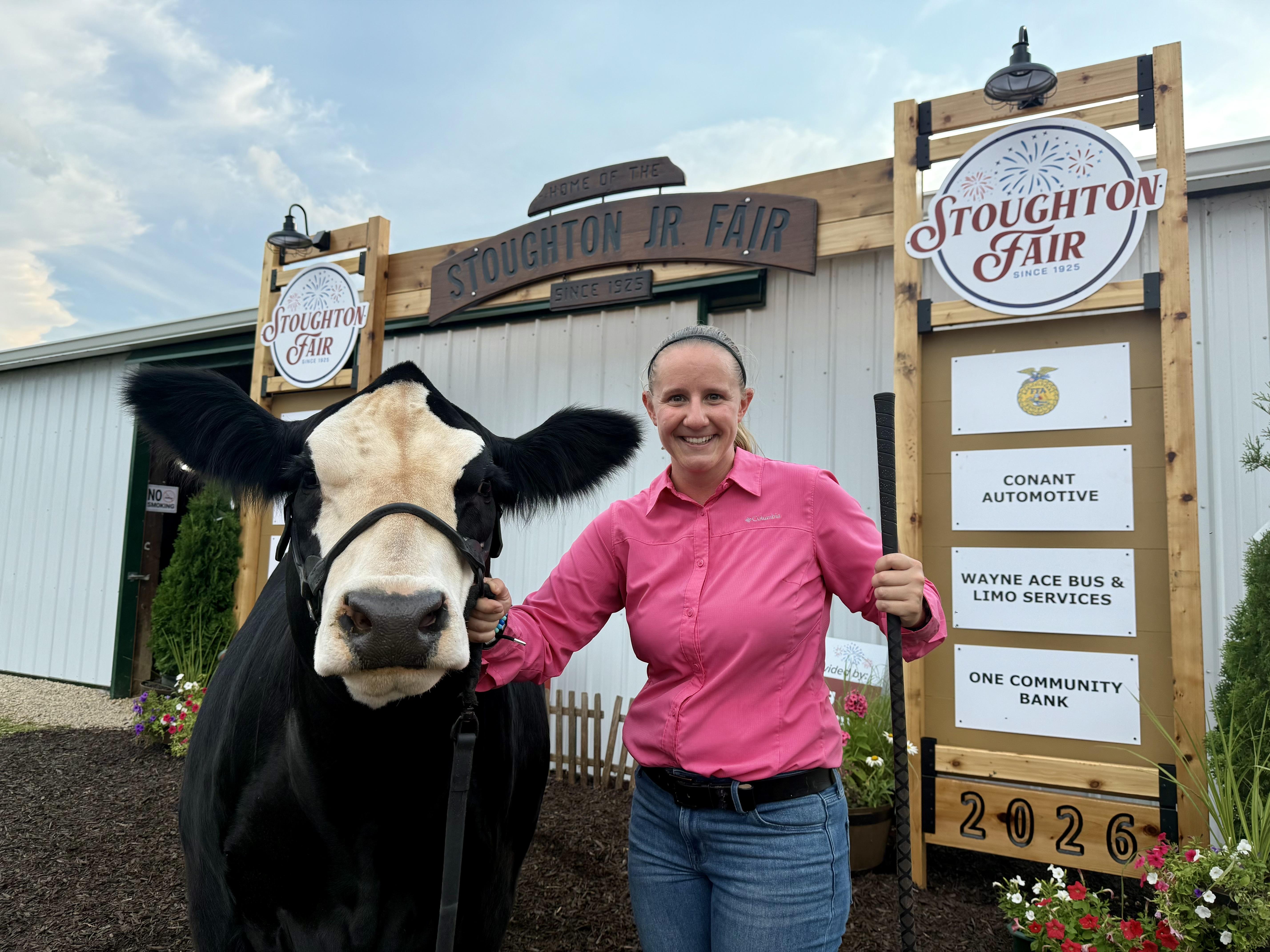 Me and my Simmental heifer