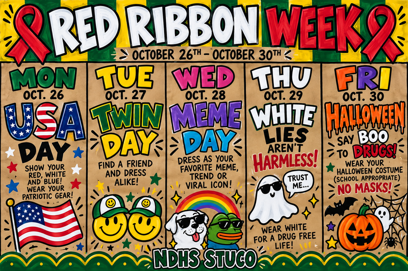 Dress up days for Red Ribbon Week