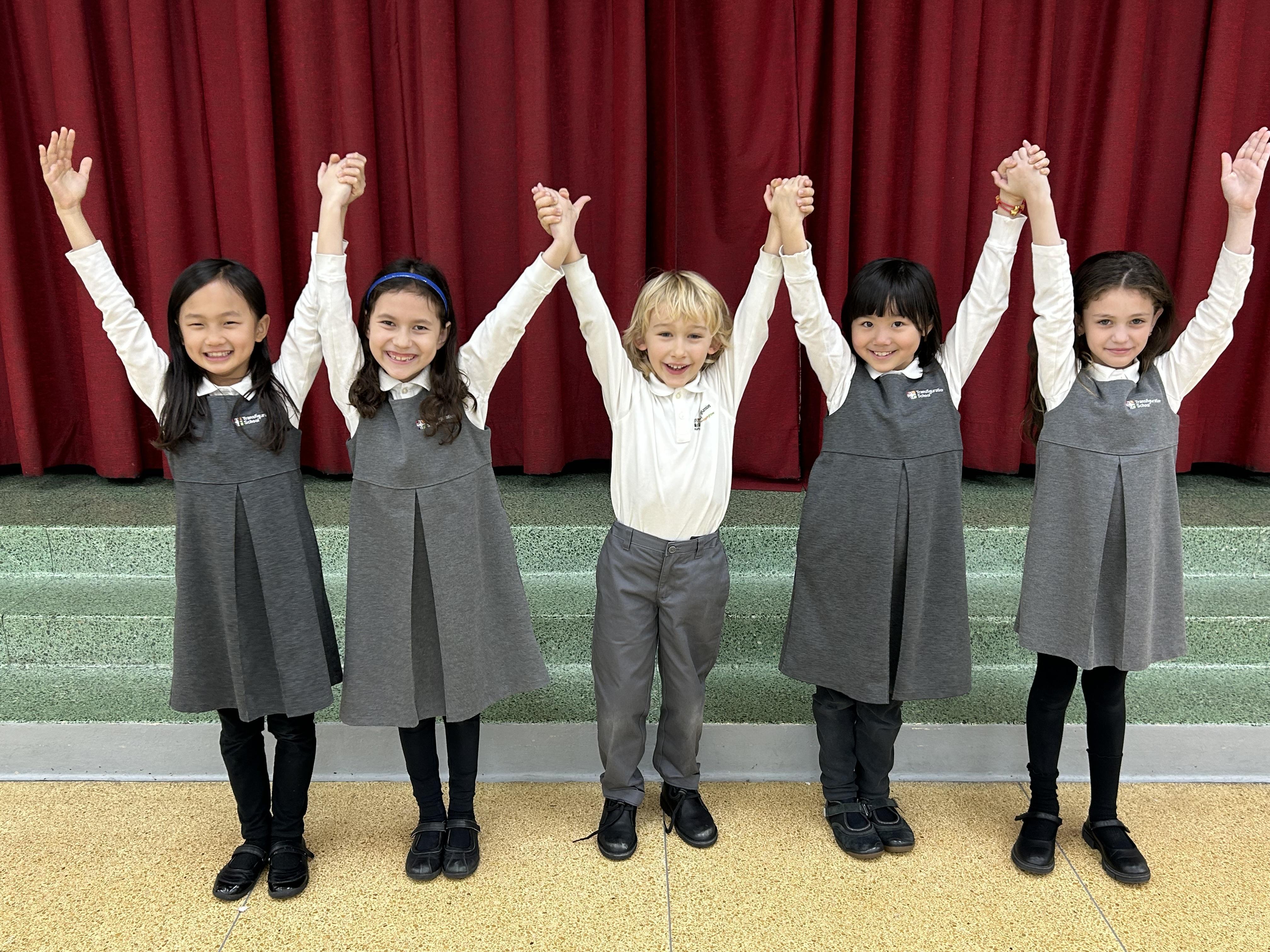 children smiling
