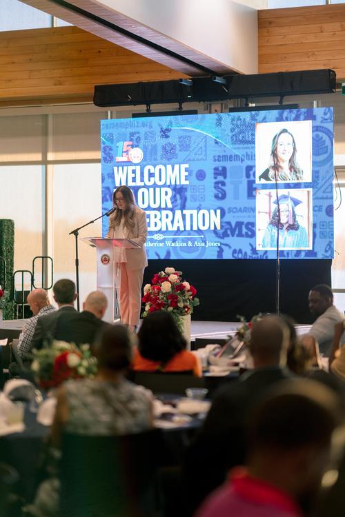 Katherine Watkins, Memphis School of Excellence Emcee