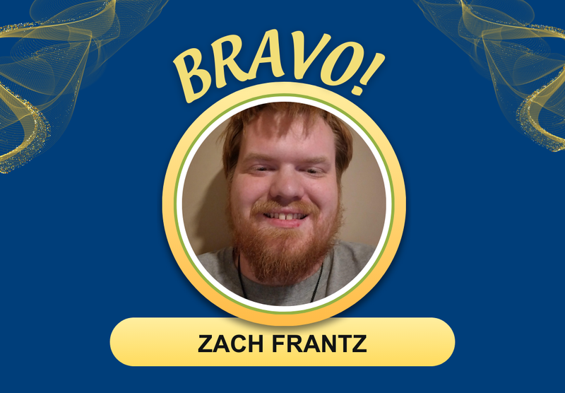 Bravo Award winner Zach Frantz
