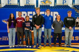 Frenship High School students at Athletic Signing